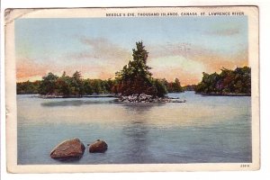 Needle's Eye, Thousand Islands, St Lawrence River, Ontario, Used 1935