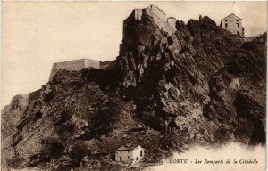 CPA CORSE - CORTE - Les Remparts de la Citadelle (710544)