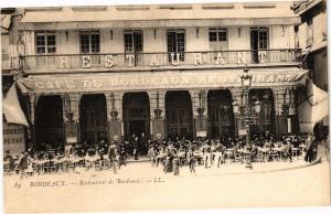 CPA AK BORDEAUX - Restaurtant de BORDEAUX (192303)