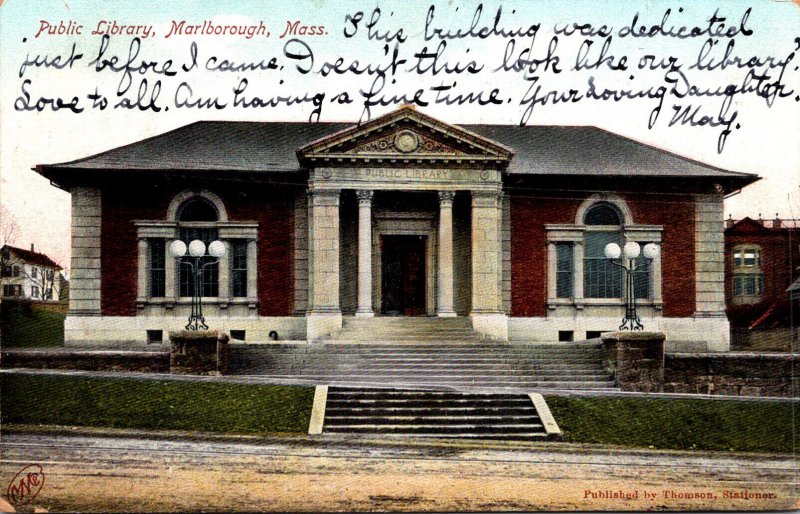 Massachusetts Marlborough Public Library 1906