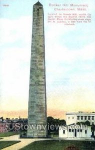 Bunker Hill Monument - Charlestown, Massachusetts MA  