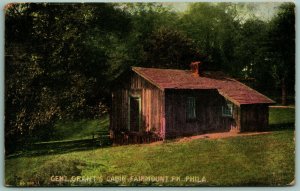 Grant's Cabin Fairmount Park Philadelphia Pennsylvania PA 1911 DB Postcard A11
