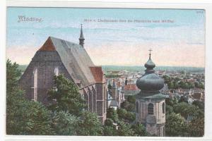 Panorama Pfarrkirche Modling Austria 1910c postcard