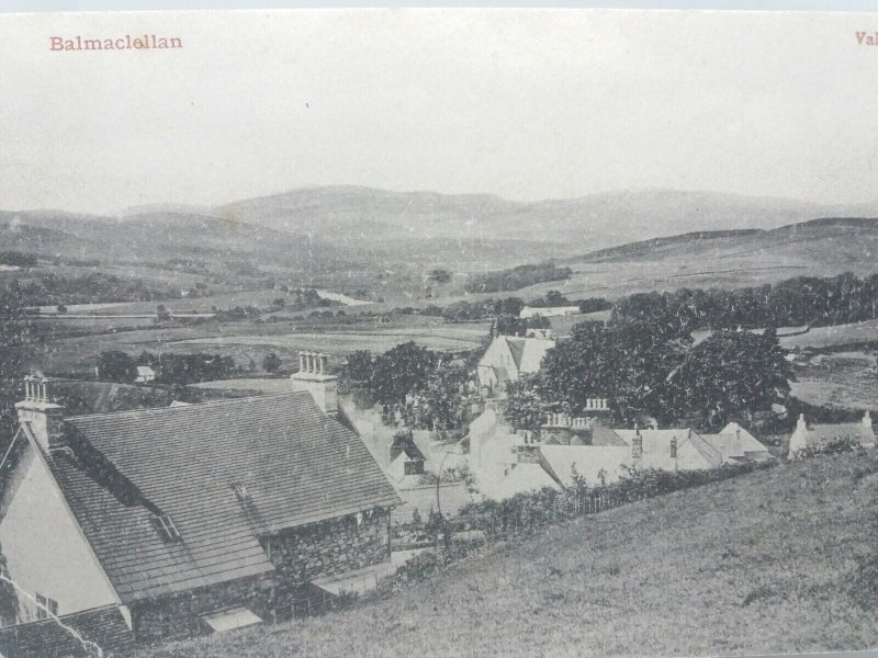 Balmaclellan Dumfries Early Vintage Valentines Postcard