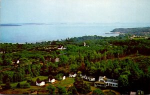 Maine Lincolnville Beach Bonnie Ridge Cabins Overlooking Penobscot Bay