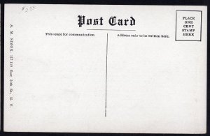 Connecticut WASHINGTON Gunn Memorial Library - Hand Colored - White Border