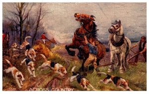 Dog , Across Country   ( Fox Hunt )