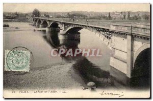 Vichy - The Bridge on the & # 39Allier - Old Bridge Post Card