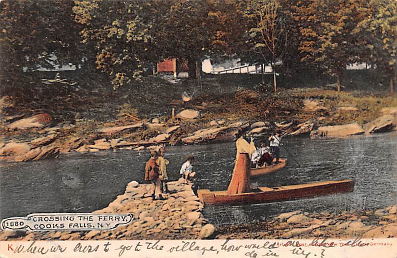 Crossing The Ferry Cooks Falls, New York NY United States New