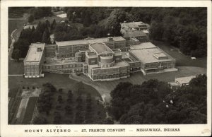 Mishawaka Indiana IN Mount Alverno St. Francis Convent Vintage Postcard