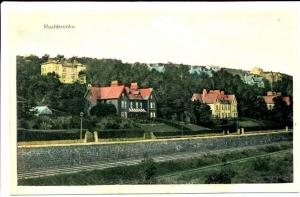 RUSHBROOKE - Scenic View Hand Colored Postcard
