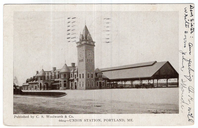 Portland, Me, Union Station