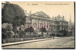 Old Postcard Amiens Courthouse