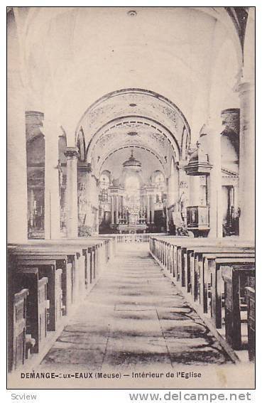 DEMANGE-aux-EAUX, France, 00-10s Interieur de L´Eglise