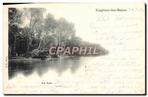 Old Postcard Enghien les Bains Lake