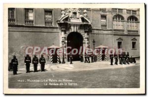 Old Postcard Monaco Palais Du Prince Relve custody