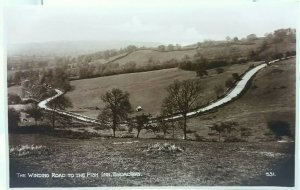Vintage Rp Postcard The Winding Road to The Fish Inn Broadway Real Photo