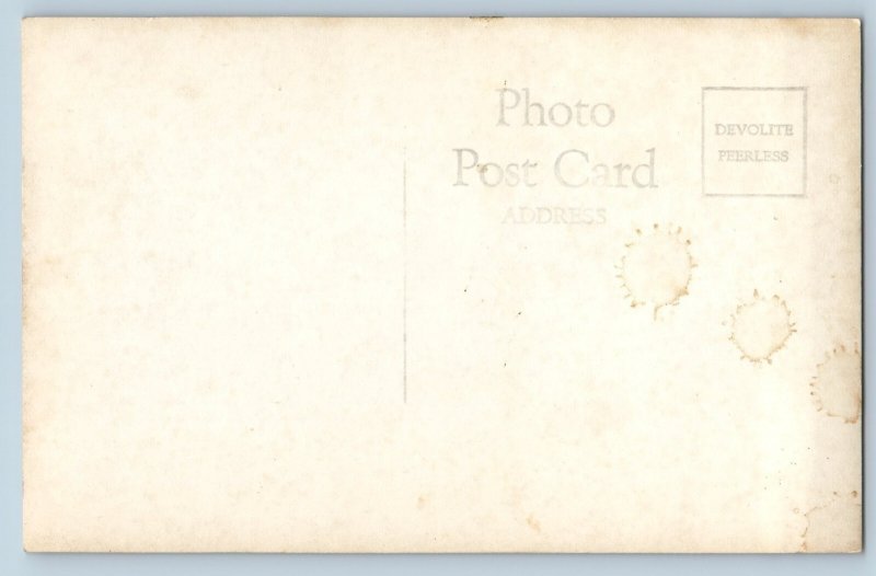 c1910's Desert Scene With Donkey Poem Reno Nevada RPPC Photo Antique Postcard