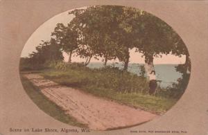 Wisconsin Algoma Scene Along Lake Shore 1910