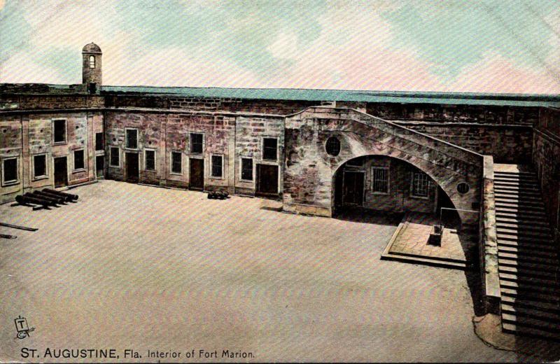 Florida St Augustine Fort Marion Interior Tucks