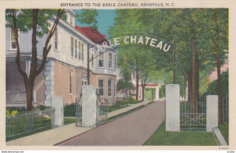KINSTON , North Carolina , 1930-40s ; Entrance to the Earle Chateau