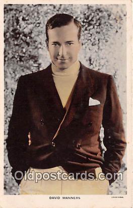 David Manners Movie Actor / Actress, Entertainment Postcard Post Card Actor A...
