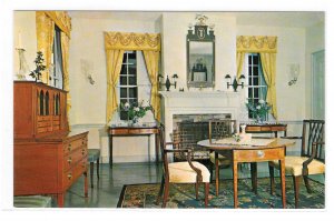 Deerfield MA Wright House Supper Room Historic Homr Massachusetts Vntg Postcard