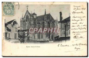 Postcard Old Troyes Eglise Saint Urbain