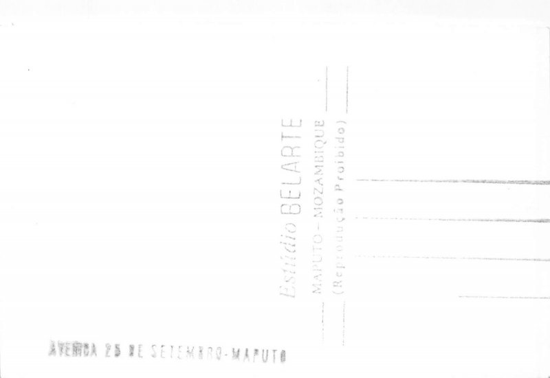 B491 Mozambique Maputo Avenida 25 e Setembro Cars RPPC vintage postcard