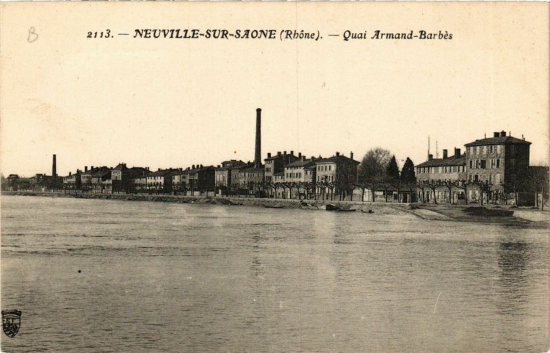 CPA NEUVILLE-sur-SAONE - Quai Armand-Barbes (639808)