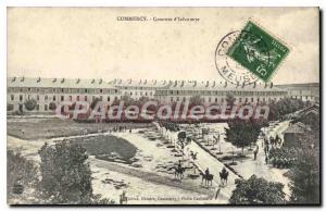 Postcard Commercy Old Barracks Infantry On