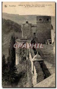 Belgie Belgium Old Postcard Bouillon Inside the castle Tower & # 39Autriche a...