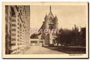 Postcard Old Monastery of Sainte Colombe the Sense of Church Facade