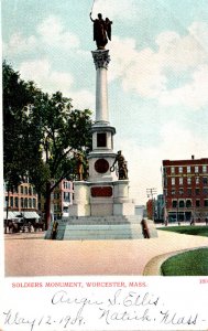 Massachusetts Worcester Soldiers Monument