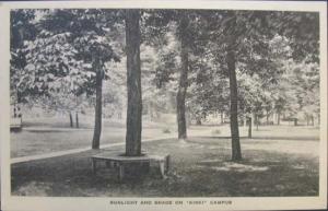 SALTSBURG PA Kiskiminetas Springs School c1910 PC