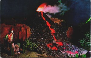 USA California Ghost Town Volcano Knott's Berry Farm Vintage Postcard C220