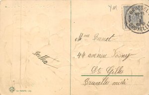 Card Playing Postcard