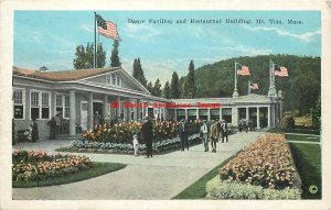 MA, Holyoke, Massachusetts, Dance Pavilion, Restaurant Bldg, Mount Tom, Kropp