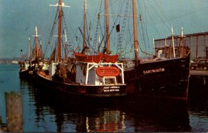 Massachusetts New Bedford Fishing Boats At Pier