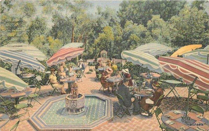 1945 Cafe Del Rey Moro Balboa Park SAN DIEGO CALIFORNIA Teich postcard 4941