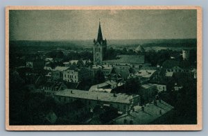 CESIS LATVIA PANORAMA ANTIQUE POSTCARD