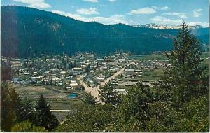 Air View of Quincy California CA Chrome