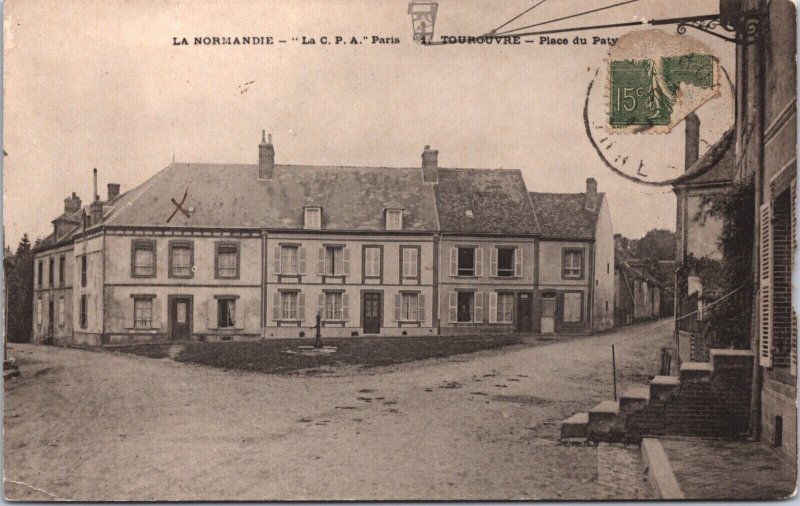 France La Normandie La C.P.A. Tourouvre Vintage Postcard 03.62
