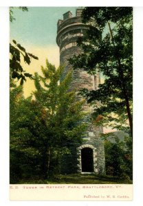 VT - Brattleboro. Tower in Retreat Park
