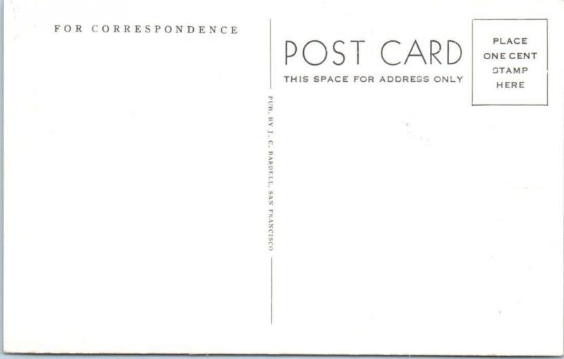 MT. TAMAILPAIS, California  CA   Elevation 2592 Ft.   Marin County  Postcard