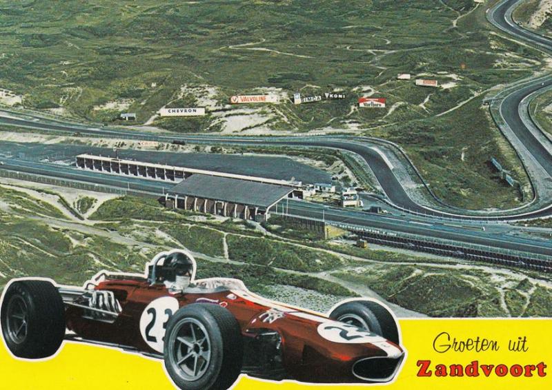 Zandvoort Grand Prix Motor Racing Circuit Postcard