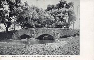 D10/ Rohrerstown Pennsylvania Pa Postcard c1910 Bridge Little Conestoga Creek