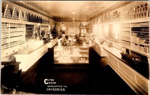 RPPC, Interior View CLYDE CONLEY MERCANTILE CO/GROCERIES ca1910's Photo Postcard