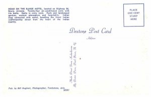 Postcard MOTEL SCENE Bowie Arizona AZ AP1030