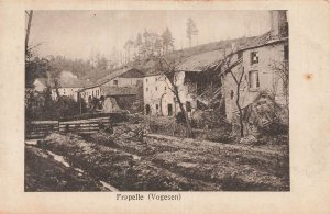 Frapelle Vogesen Alsace WWI Era Real Photo Postcard W. Springer Söhne